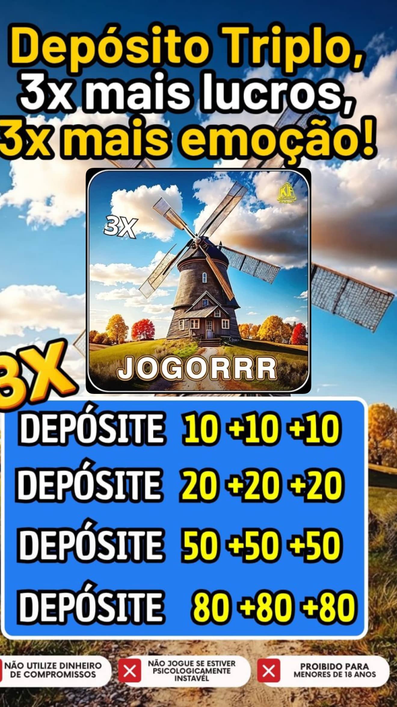 ✨ Jogorrr1 - DEPOSITO 3X
