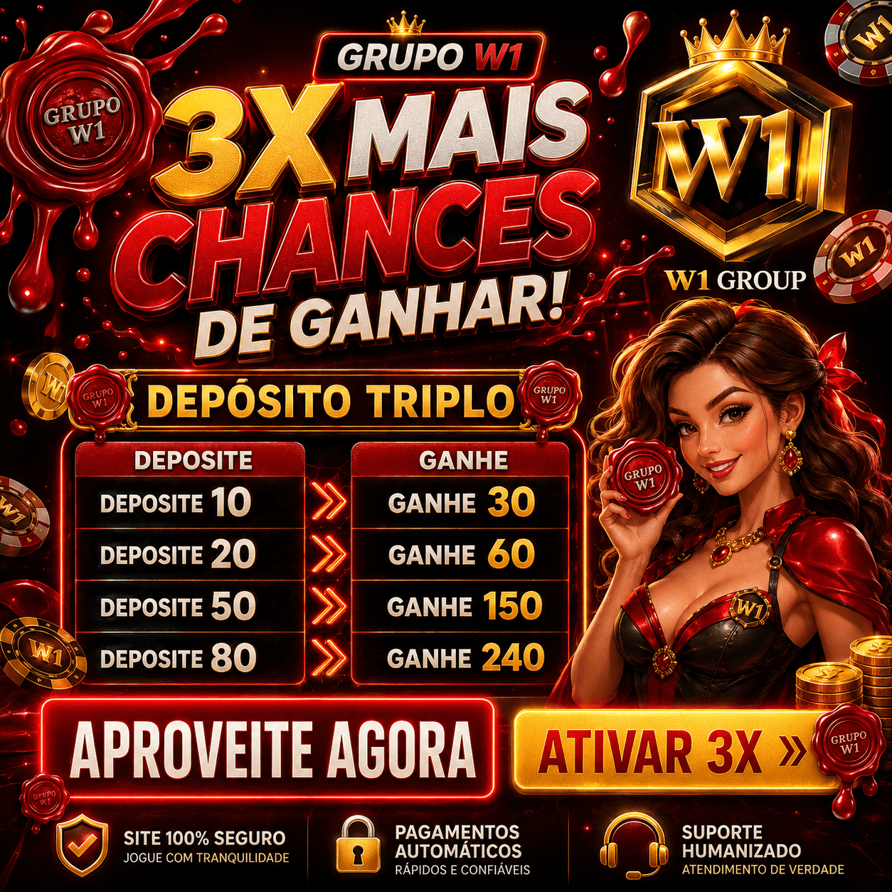 ✨ W1 Waxsealpg - DEPOSITO 3X