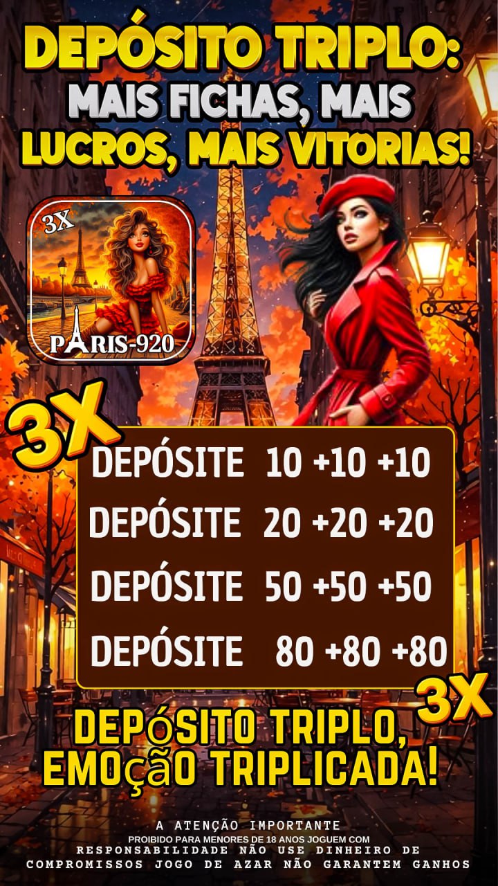 ✨ Paris 920 - DEPOSITO 3X