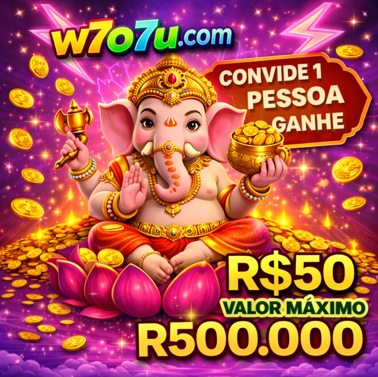 ✨ W7o7u - ABRE BAÚ DE R$50